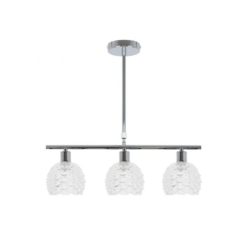 Lámpara Coventry cromo 3 x LED E-14 Fabrilamp